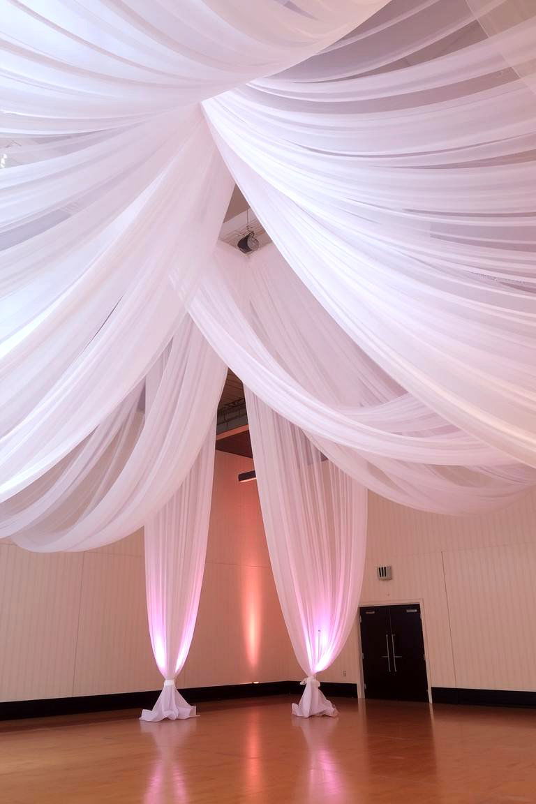 Dramatic Fabric Draping - 24 Party Decoration Ideas