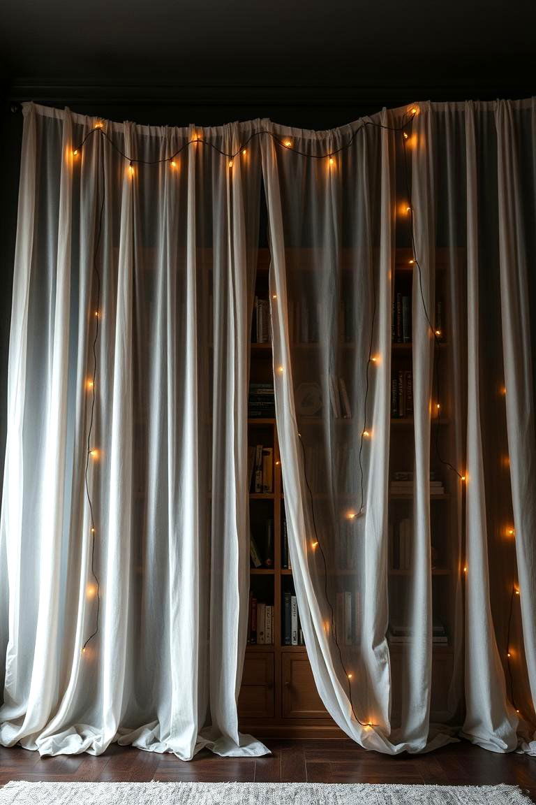 Drape Fabrics for Softness - 24 Moody Boho Living Room Ideas