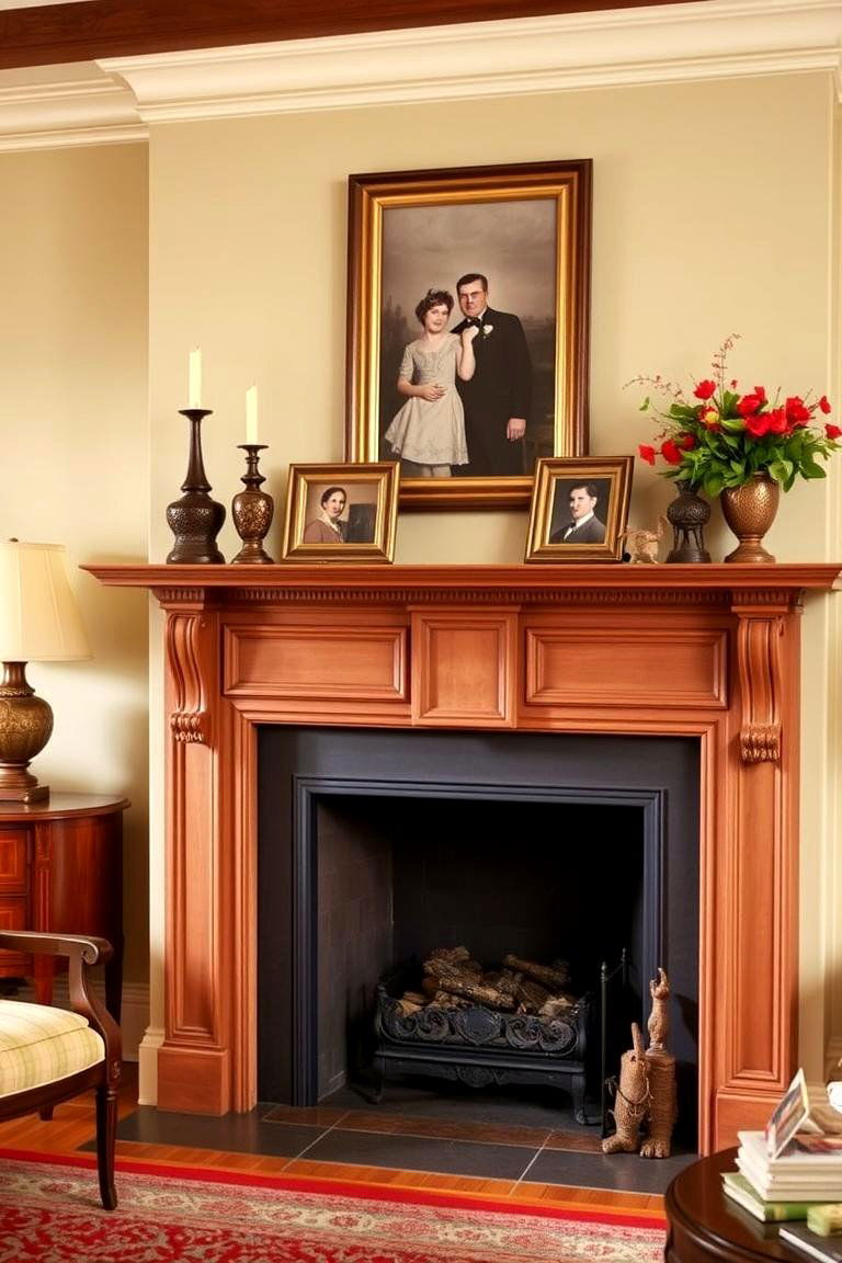 Drapery with Swags and Tails - 24 Traditional Living Room Ideas