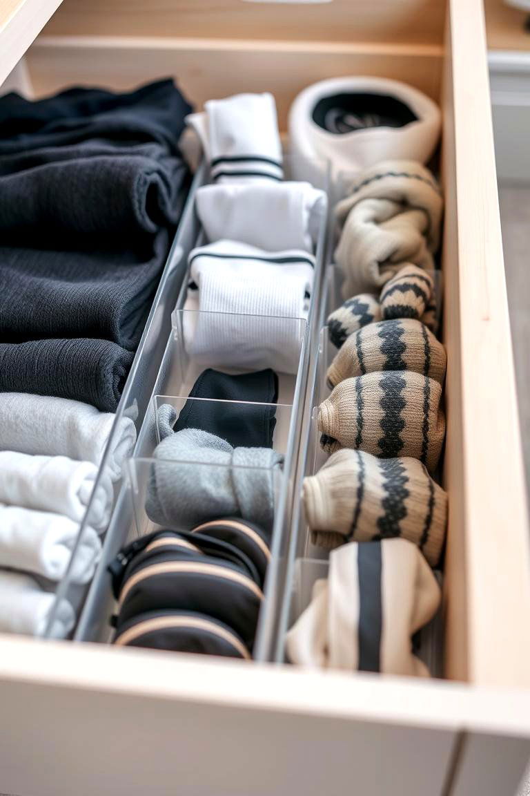 Drawer Dividers for Clutter Control - 24 Bedroom Storage Ideas