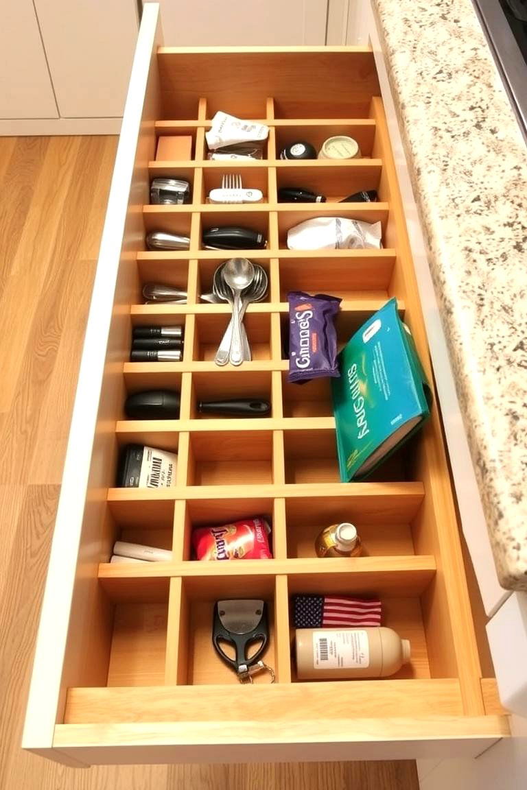 Drawer Dividers for Organized Drawers - 24 Pantry Shelving Ideas