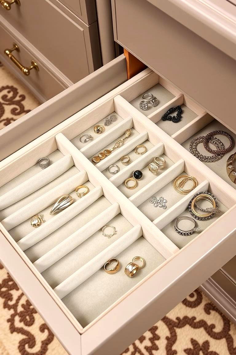 Drawer Inserts and Dividers - 24 Jewelry Storage Ideas