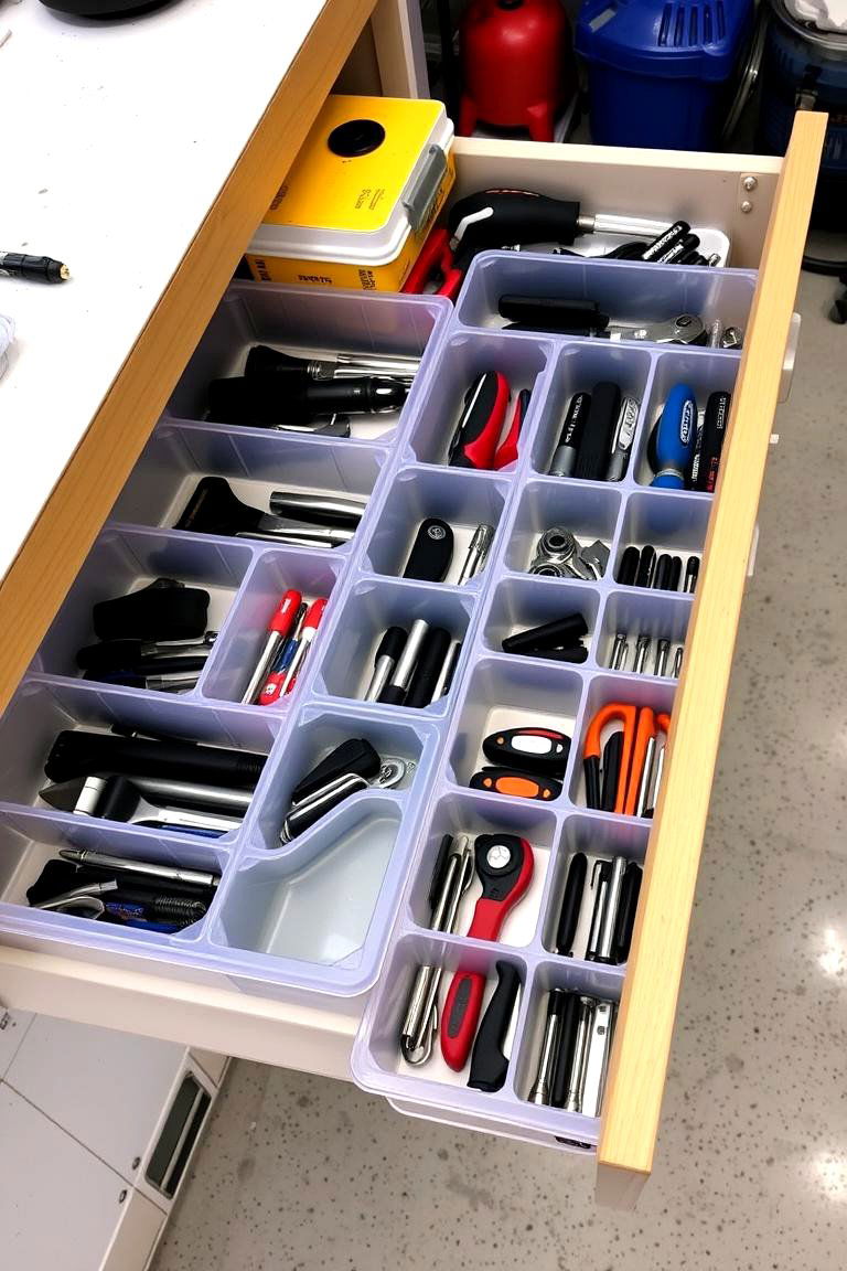 Drawer Organizers - 24 Power Tool Storage Ideas