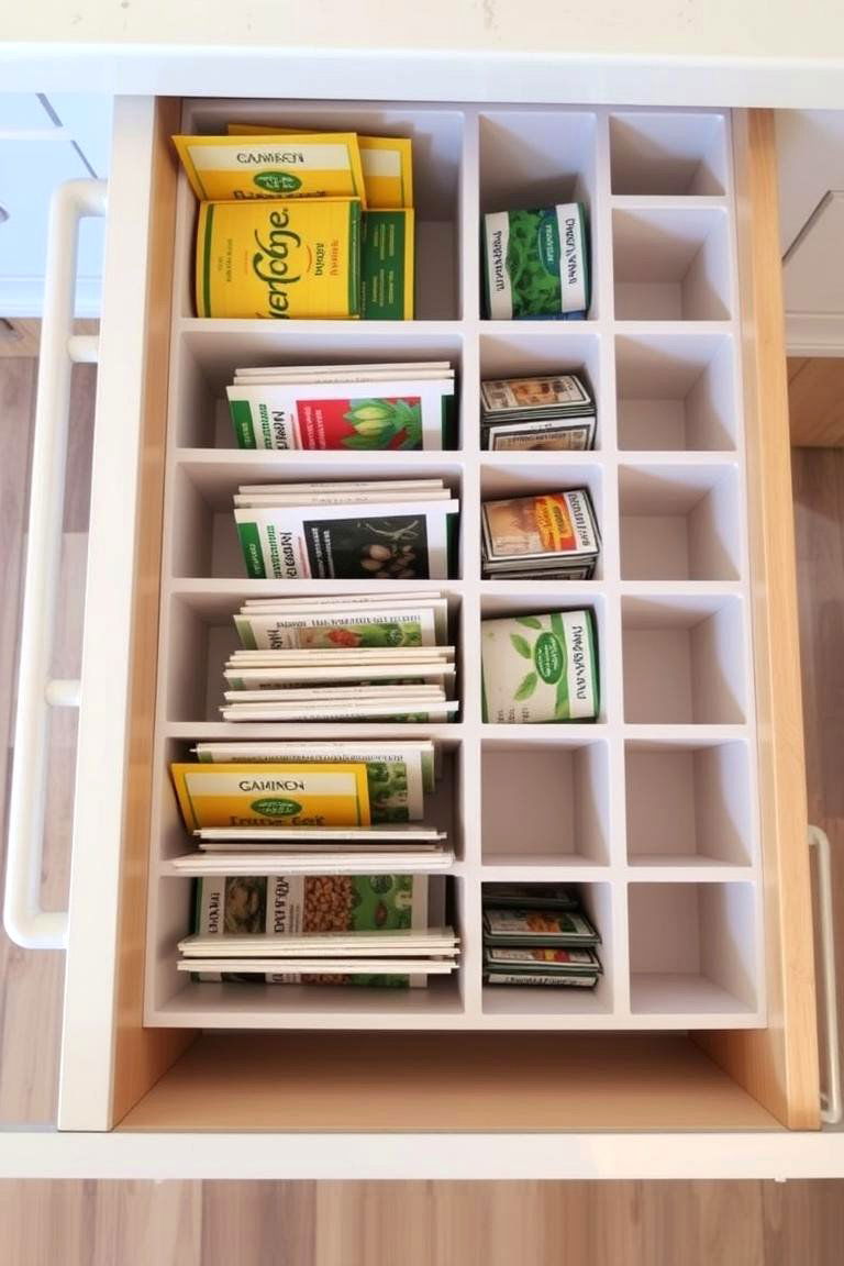 Drawer Organizers - 24 Seed Storage Ideas