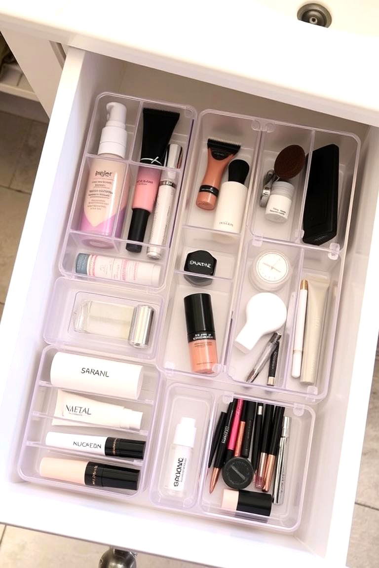 Drawer Organizers for Vanity - 24 Shower Storage Ideas