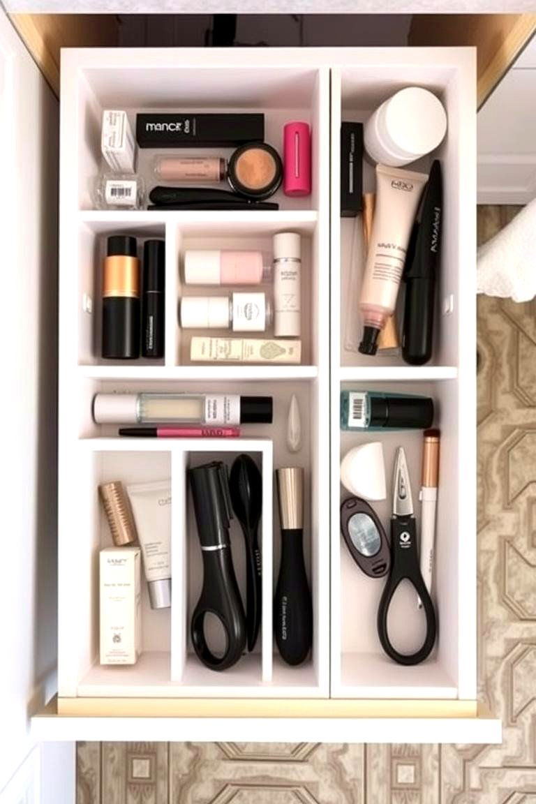 Drawer Organizers - 24 Bathroom Storage Ideas