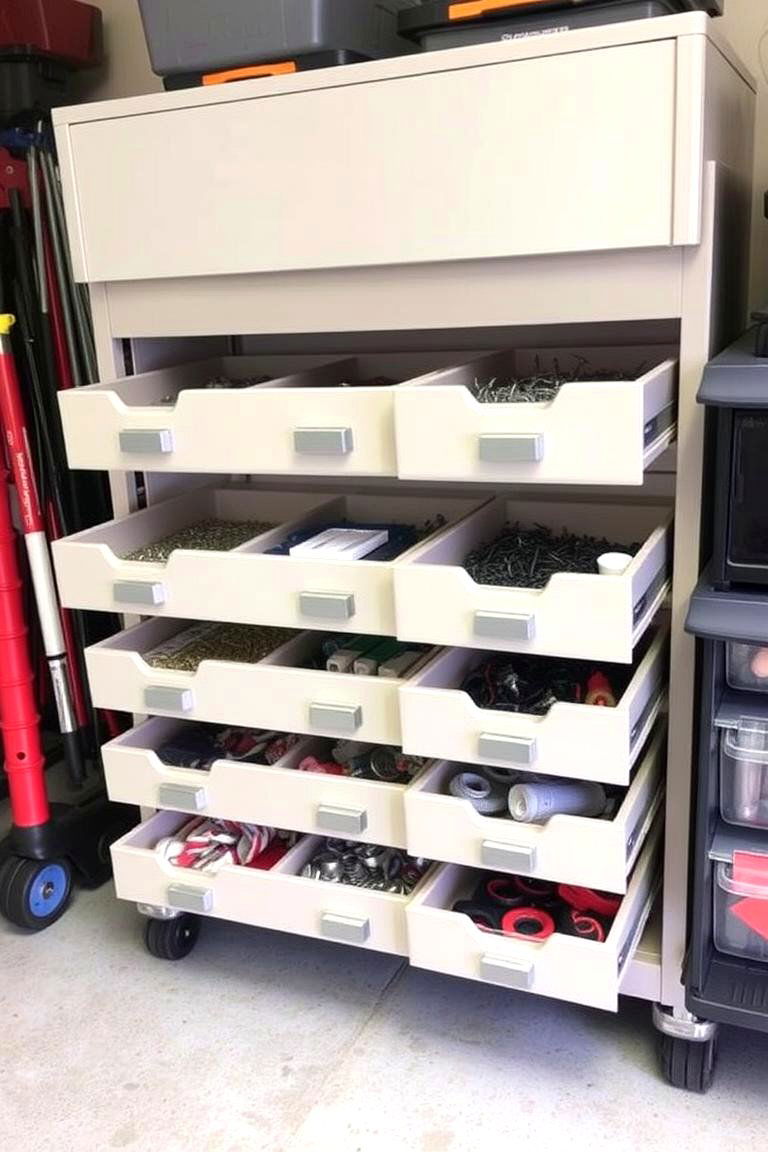 Drawer Storage Systems - 24 Garage Storage Ideas