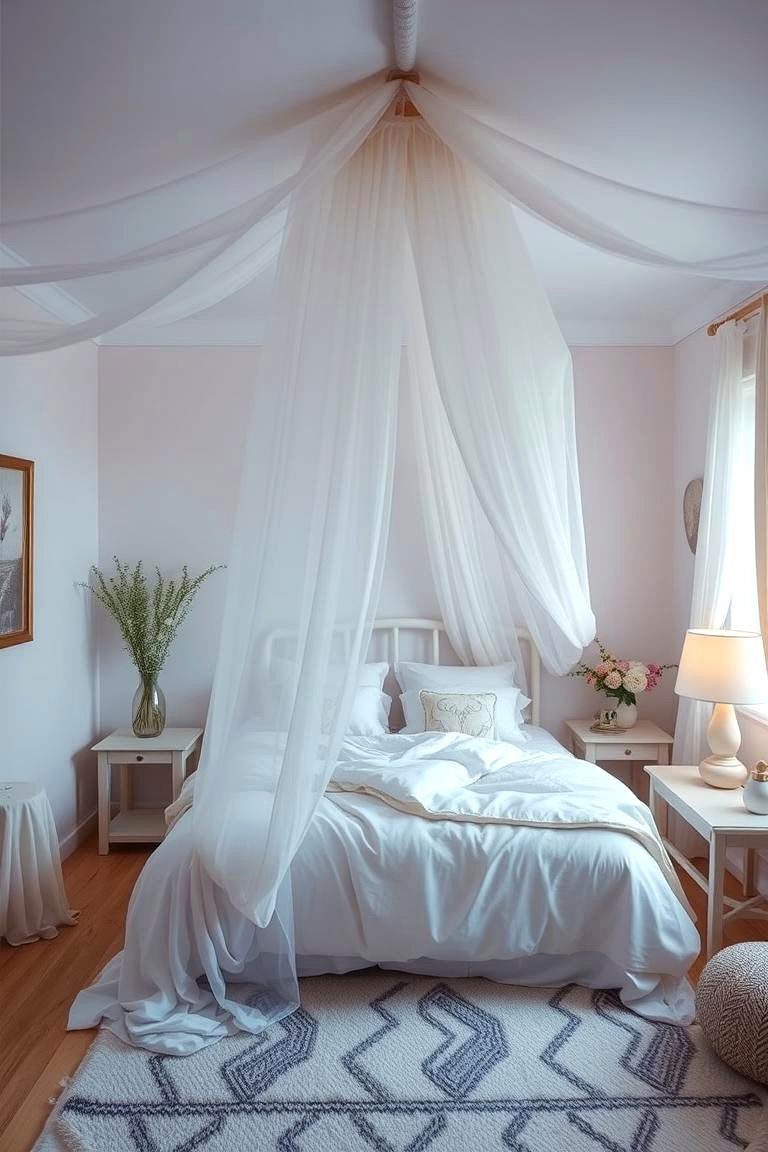 Dreamy Canopy for a Cozy Retreat - 24 Boho Dorm Room Ideas