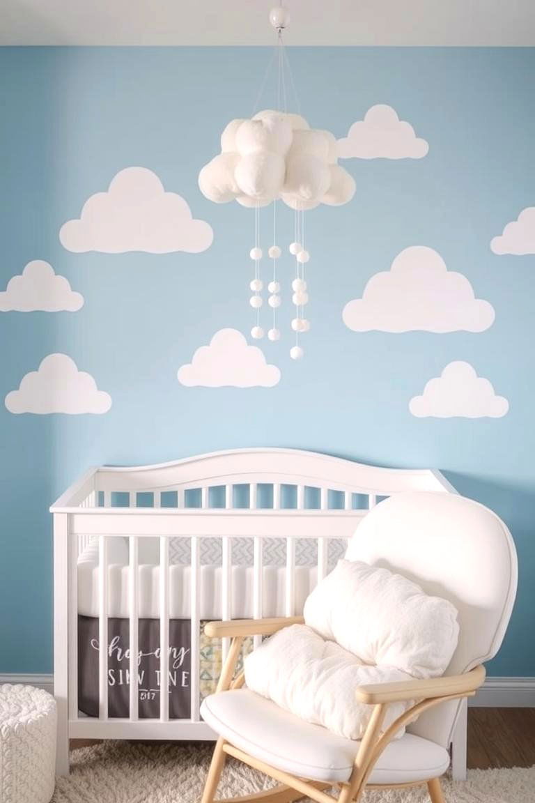 Dreamy Cloud Theme - 24 Baby Girl Nursery Ideas