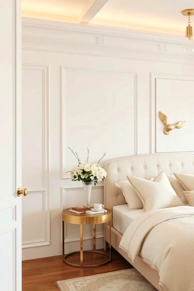 Dreamy Cream and Gold Retreat - 24 Cream and Gold Living Room Ideas