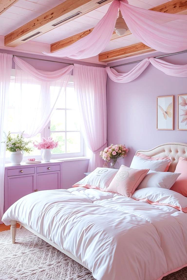 Dreamy Pastel Paradise - 24 Bedroom Ideas For Couples