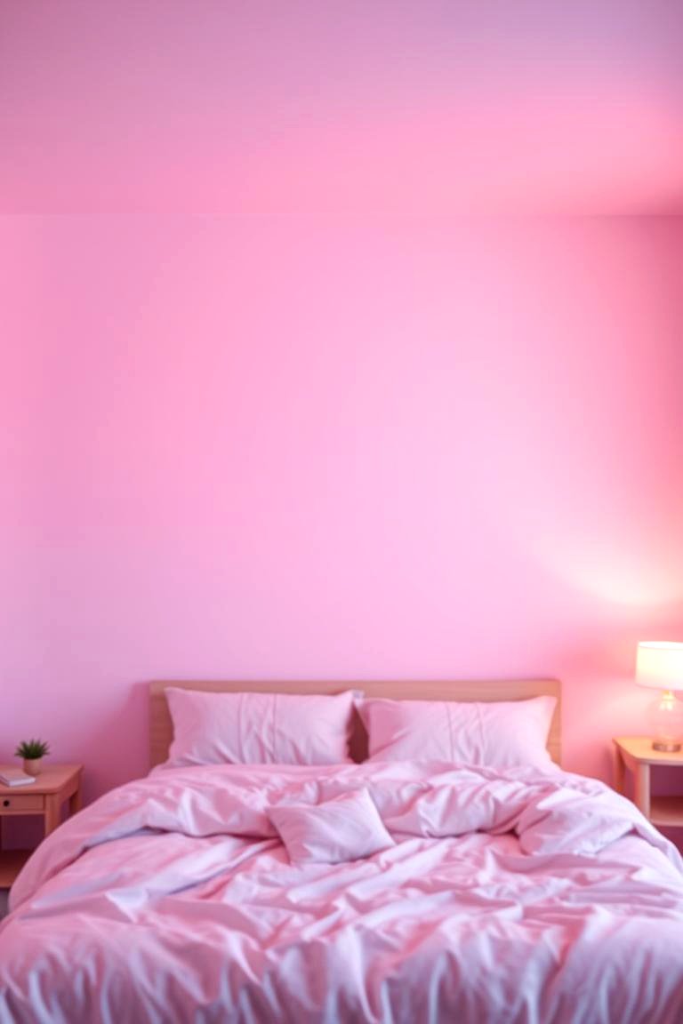 Dreamy Pink Ombre - 24 Pink Bedroom Ideas