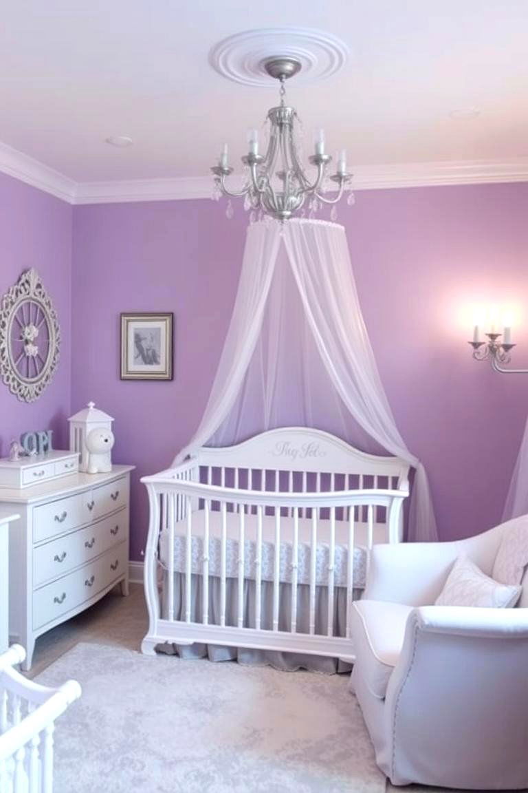 Dreamy Tranquility in Lavender - 24 Nursery Color Ideas