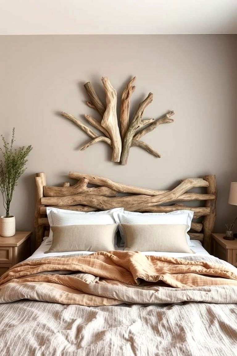 Driftwood Decor - 24 Forest Themed Bedroom Ideas