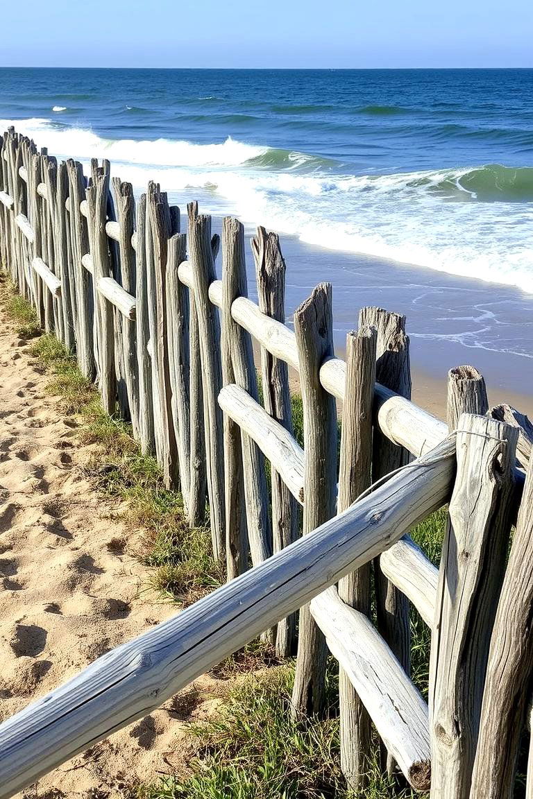 Driftwood Split Rail Fence - 24 Split Rail Fence Ideas