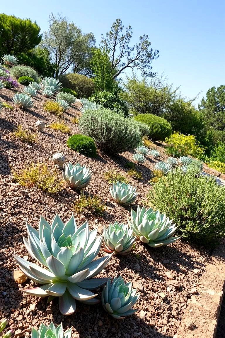 Drought Resistant Terraces - 24 Hillside Terraced Garden Ideas