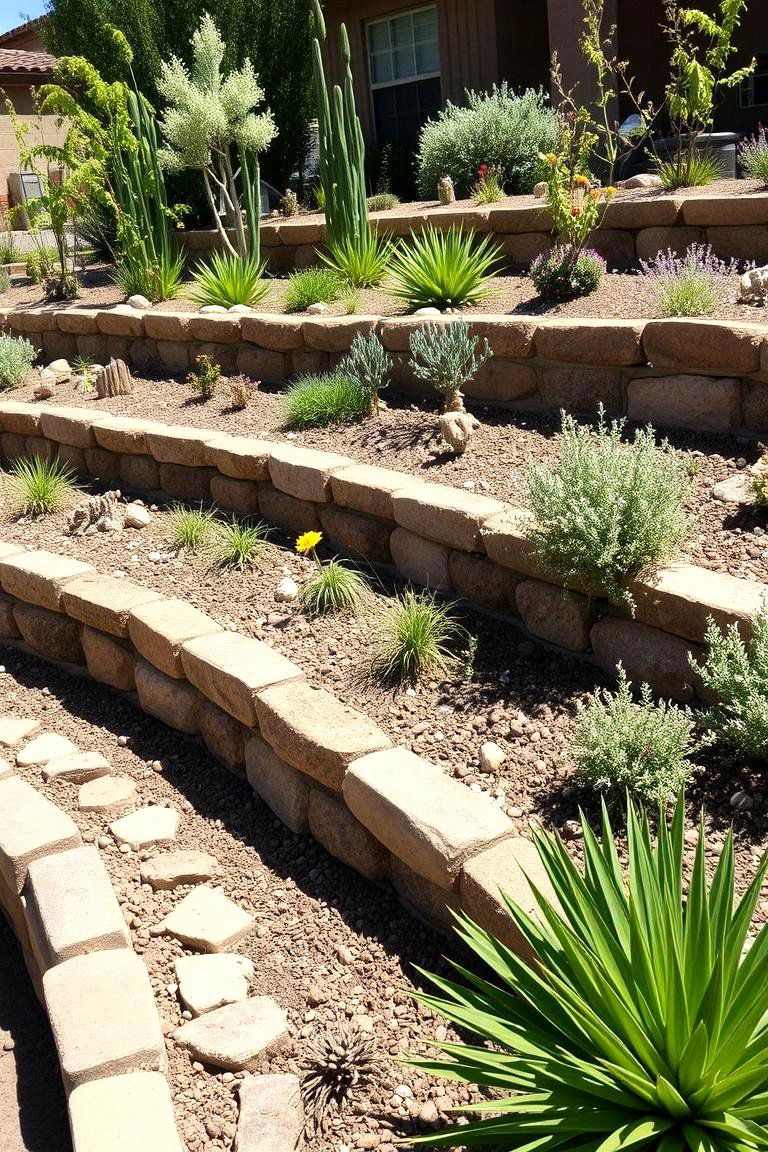Drought Resistant Tier Garden - 24 Tiered Garden Ideas