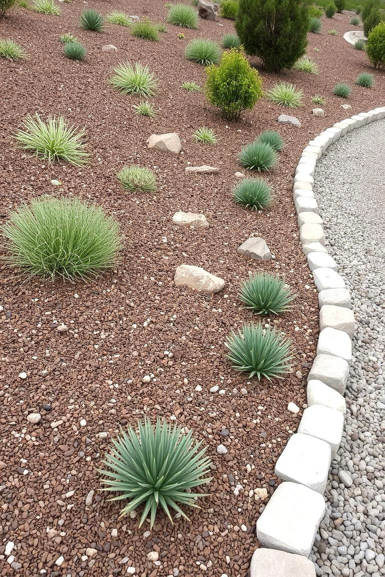 Drought Resistant Xeriscape - 24 Down Sloped Backyard Ideas