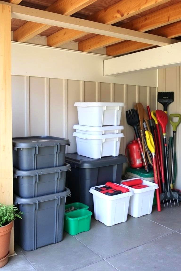 Dry Storage Solution - 24 Under Deck Ideas