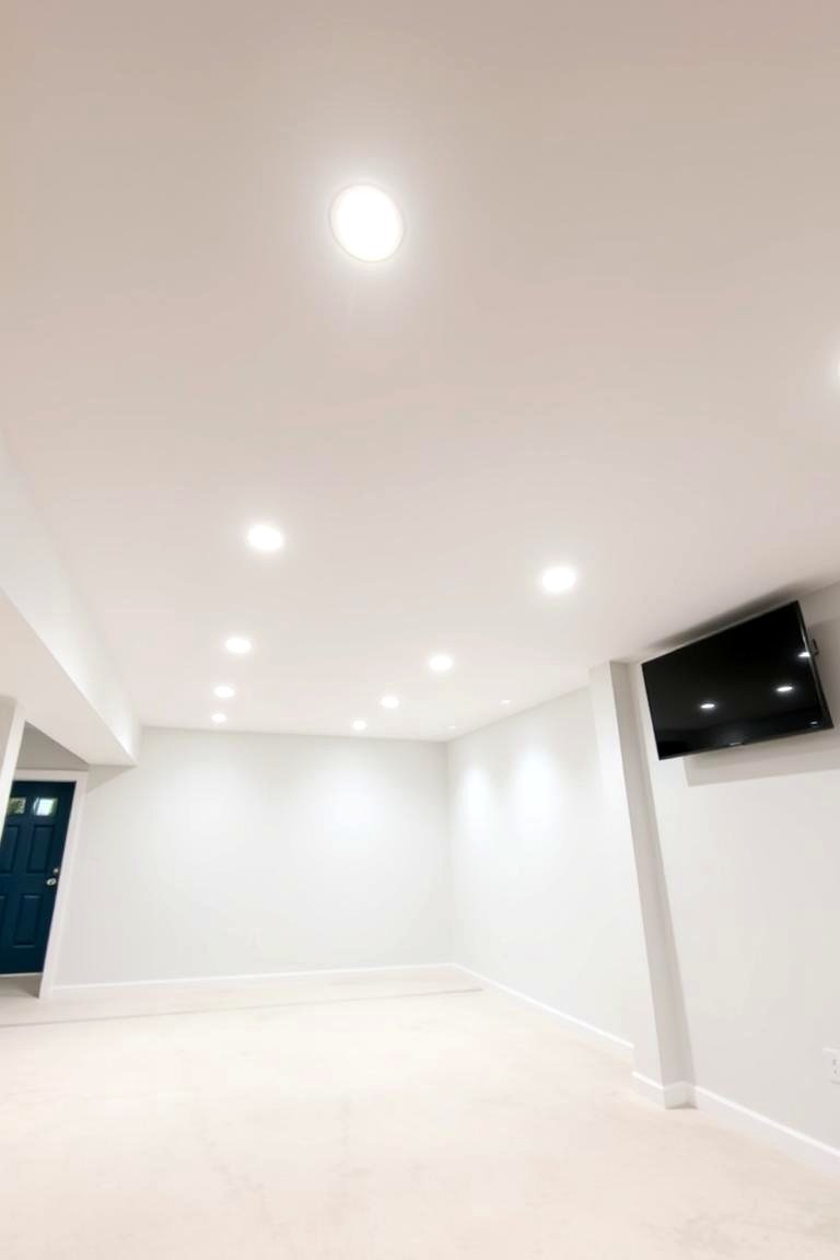 Drywall for a Smooth Modern Look - 24 Basement Ceiling Ideas