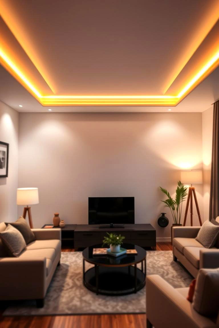 Dual Accent Lighting - 24 Boy and Girl Shared Small Room Ideas