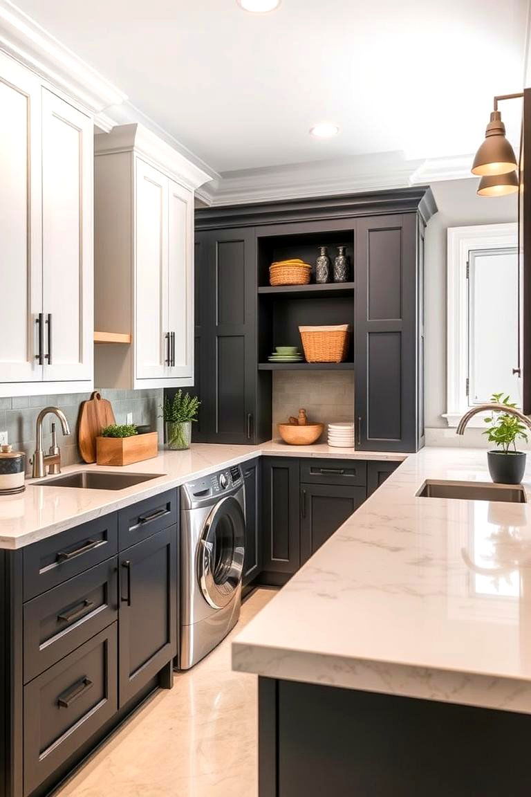 Dual Purpose Laundry and Utility Area - 24 Garage Laundry Room Ideas