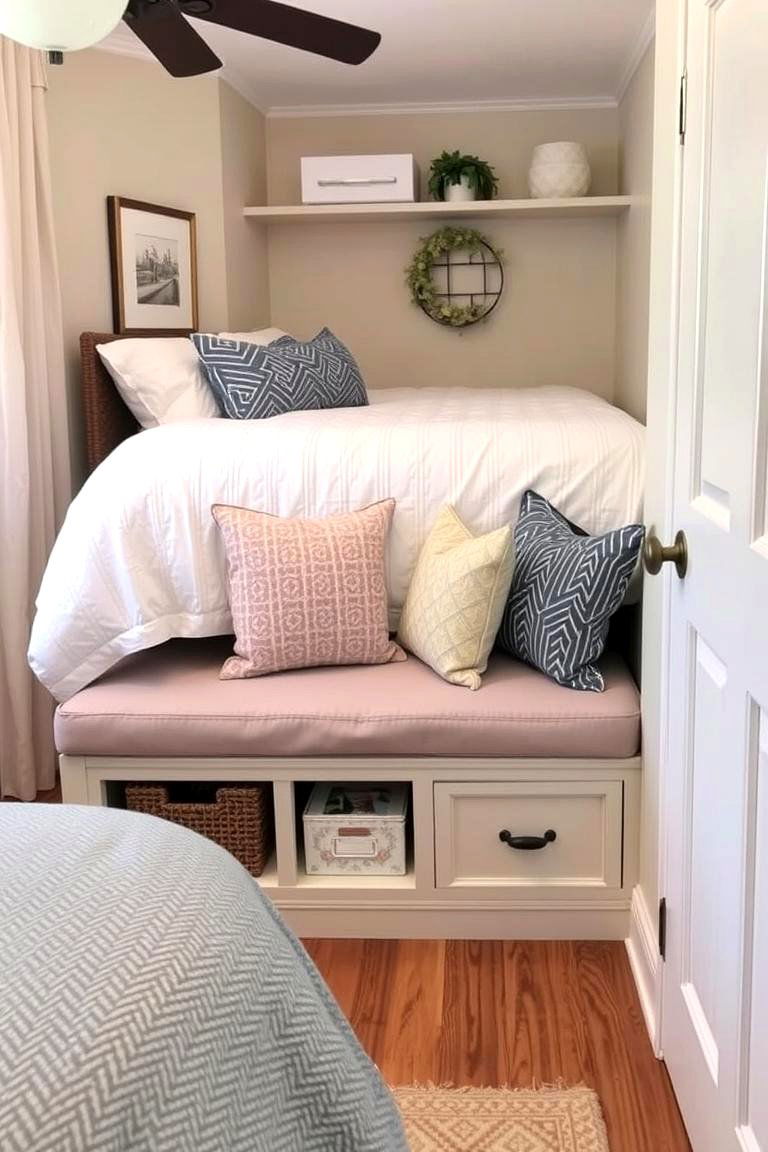 Dual Purpose Seating Options - 24 Small Bedroom Ideas