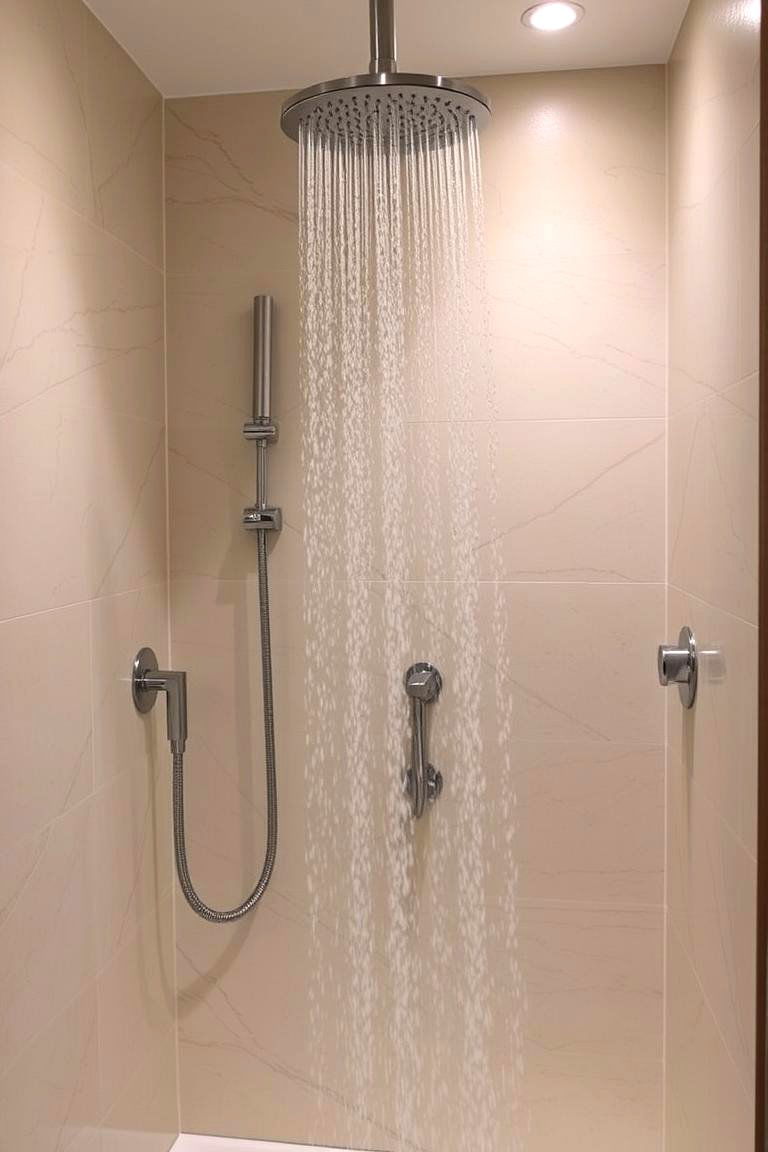 Dual Shower Heads - 24 Small Shower Ideas