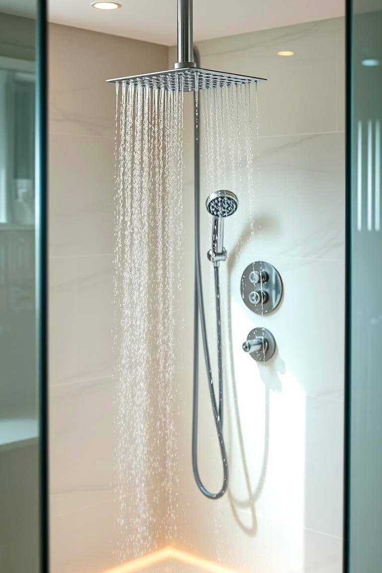 Dual Shower with Aromatherapy - 24 Double Shower Ideas