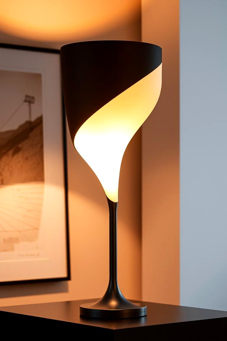 Dual Tone Modern Lamp - 24 Living Room Floor Lamp Ideas and Inspiration