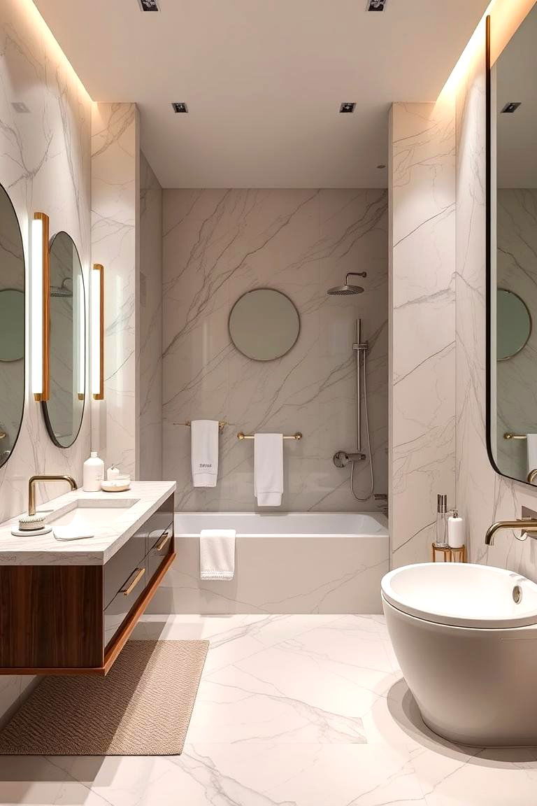 Dual Zone Functionality - 24 Ensuite Bathroom Ideas