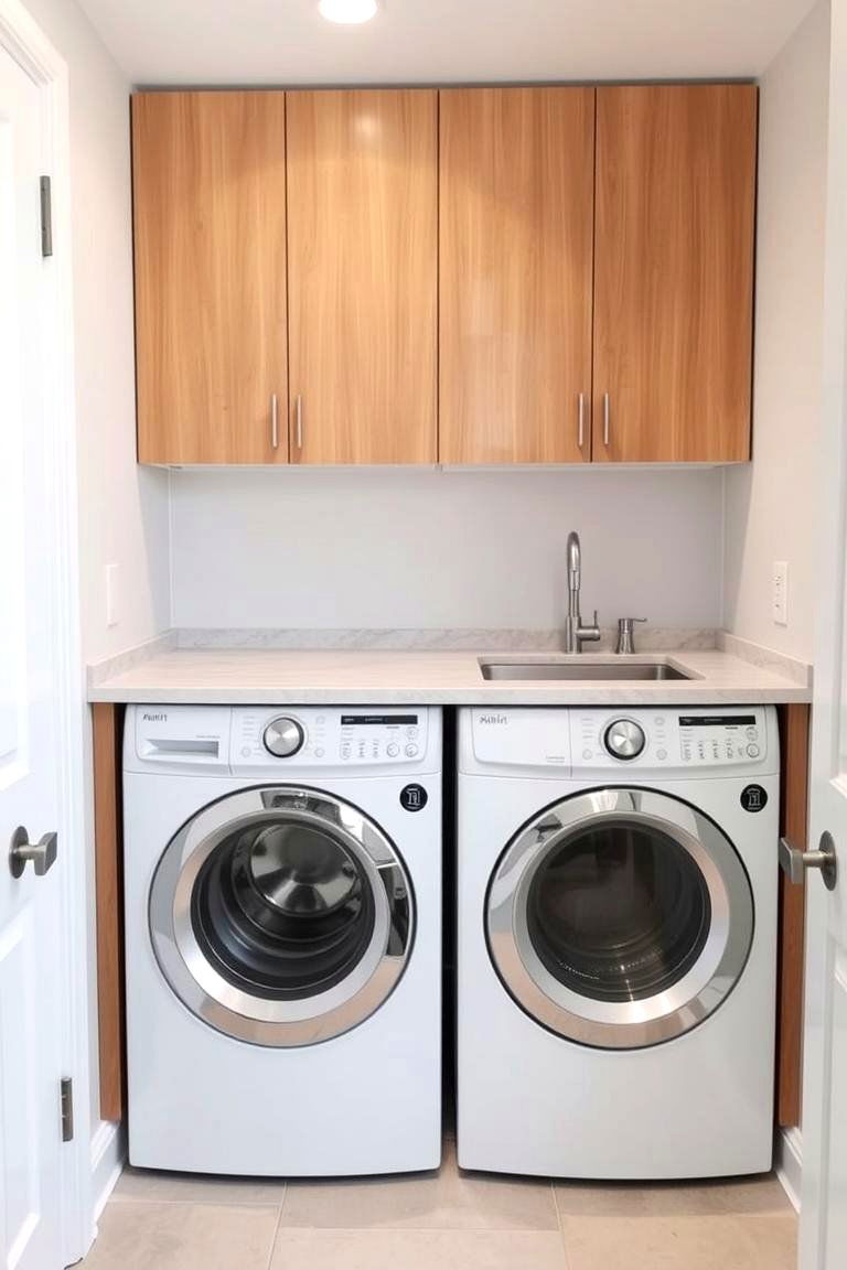 Durable Countertops for Work Space - 24 Modern Laundry Room Ideas