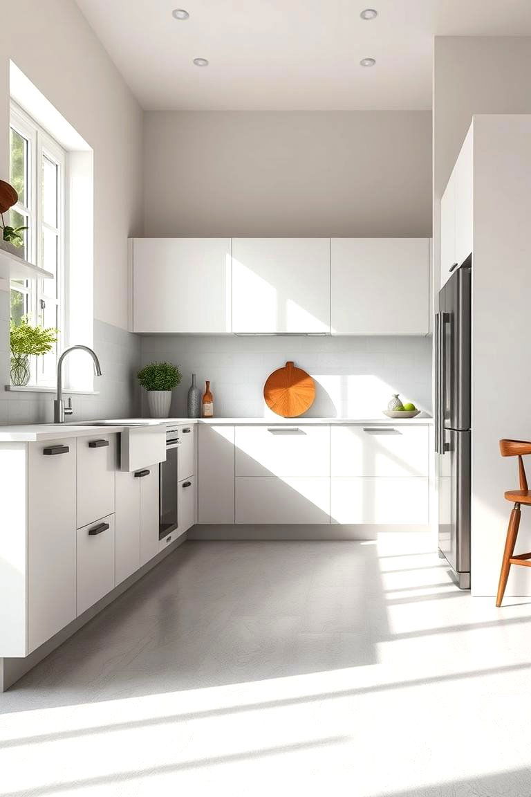 Durable Everyday Elegance - 24 Linoleum Kitchen Flooring Ideas