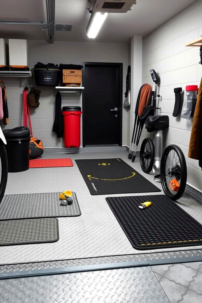 Durable Floor Mats and Anti slip Treatments - 24 Garage Entryway Ideas