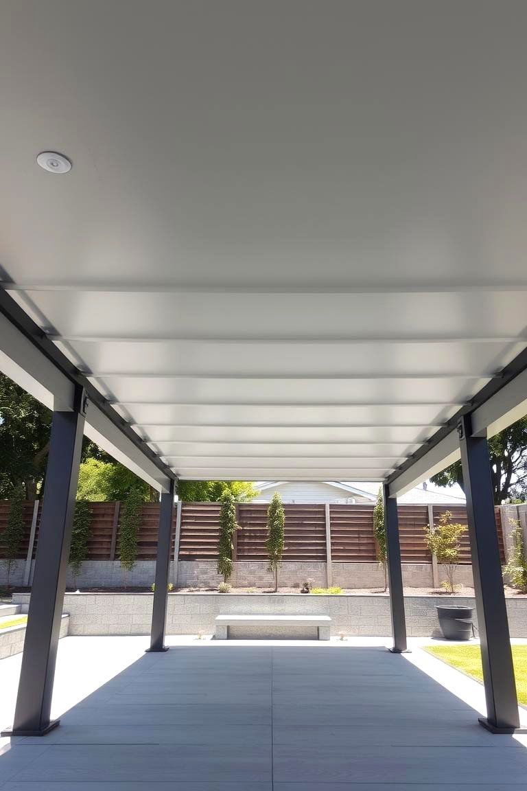 Durable Metal Roofing - 24 Pergola Cover Ideas
