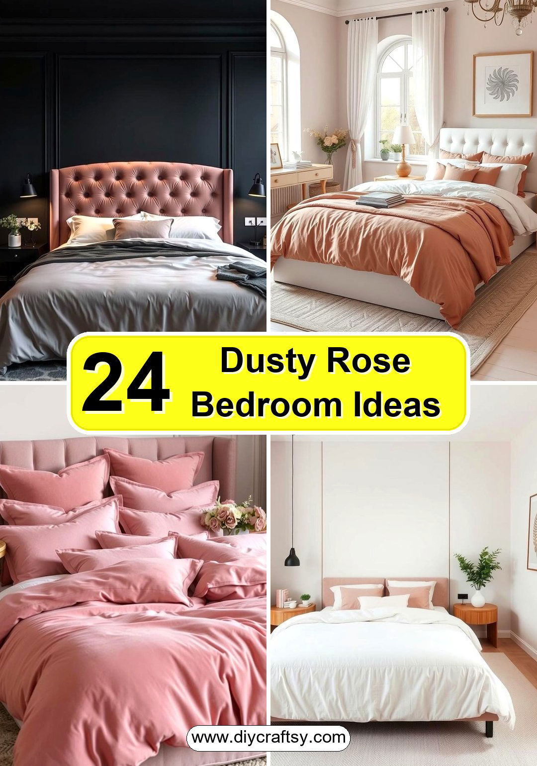 Dusty Rose Bedroom Ideas