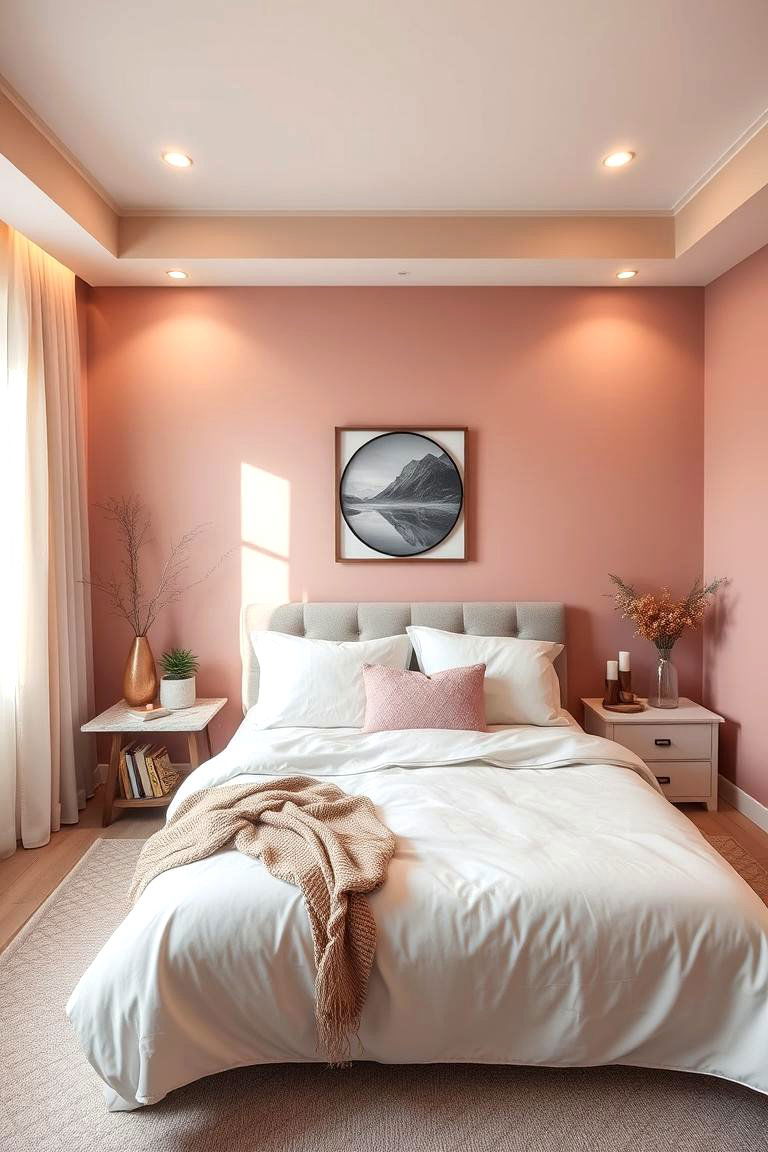 Dusty Rose for a Calming Retreat - 24 Dusty Rose Bedroom Ideas