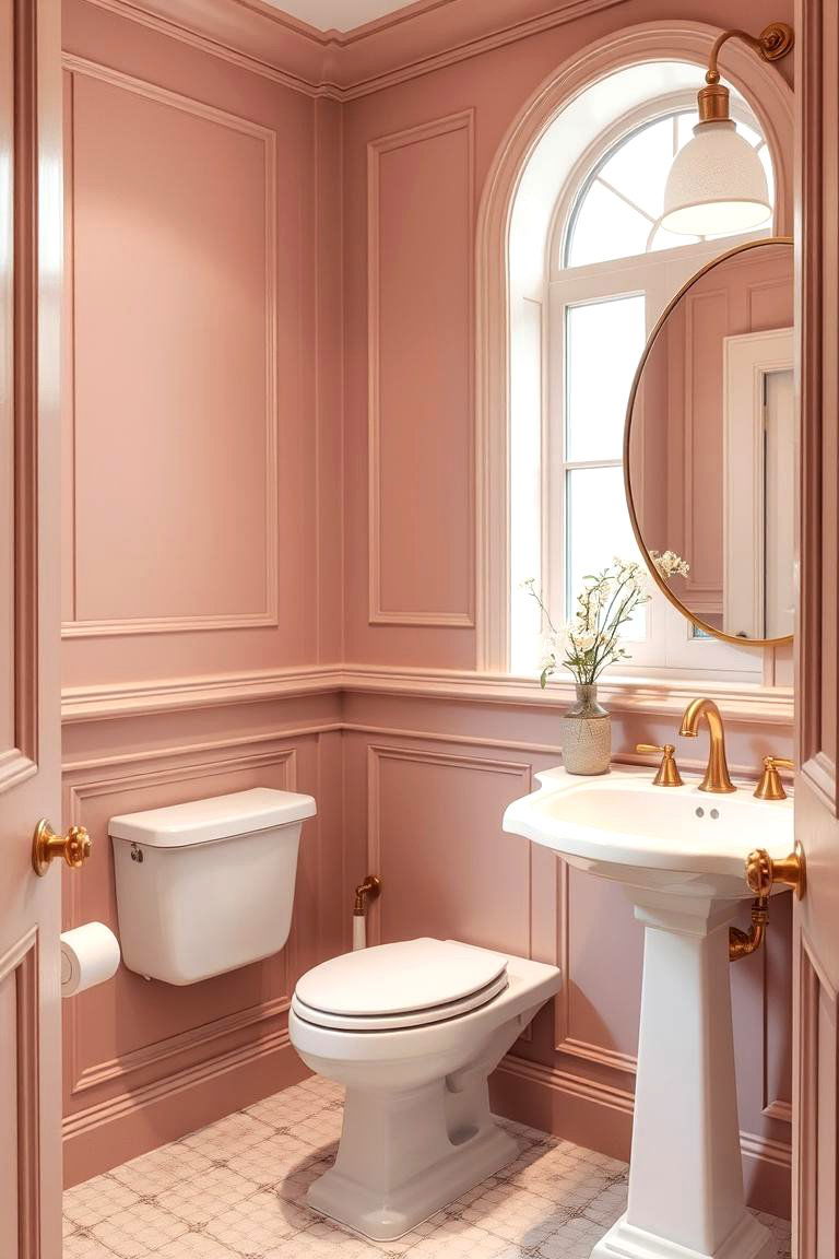 Dusty Rose - 24 Bathroom Color Ideas