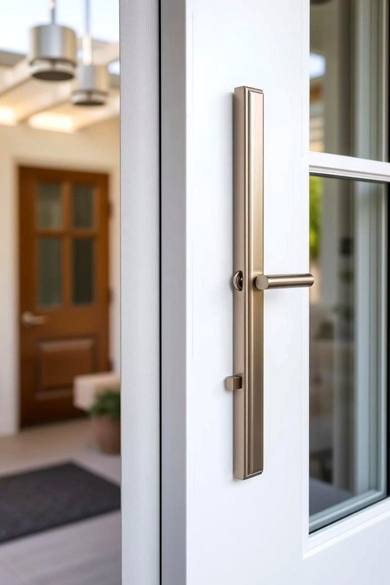 Dutch Door with Modern Hardware - 24 modern cottage house exterior ideas