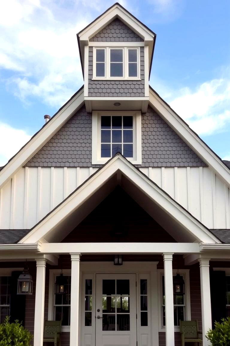 Dutch Gable Roof for Elegant Functionality - 24 Front Porch Roof Ideas