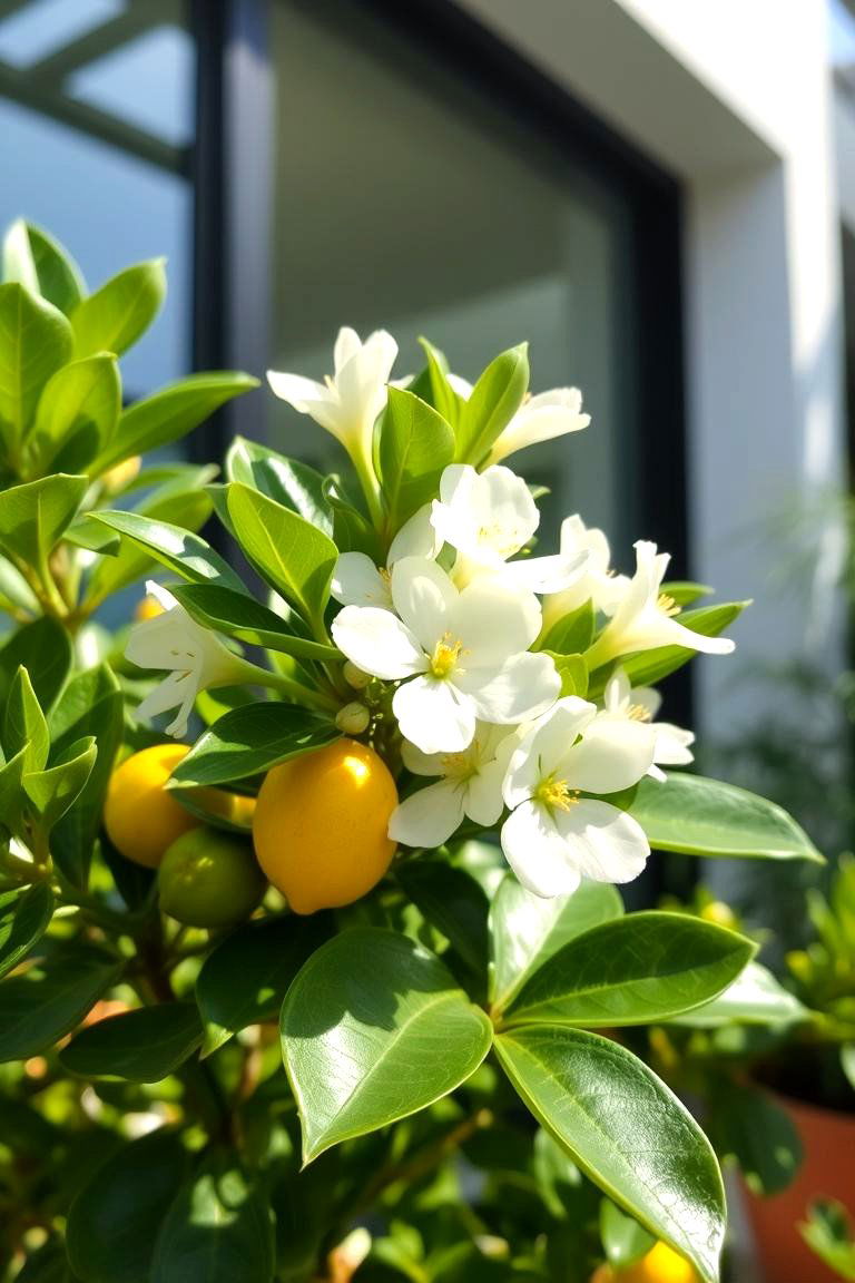 Dwarf Lemon Tree - 24 Small Trees for Front Yard