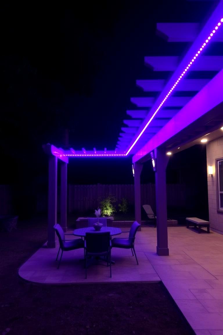 Dynamic Color Changing Lights - 24 Outdoor Lighting Ideas