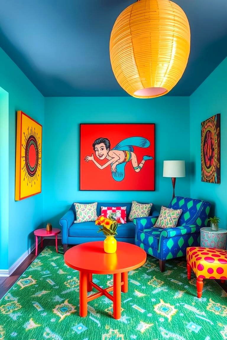 Dynamic Colorful Room - 24 Boys Room Ideas
