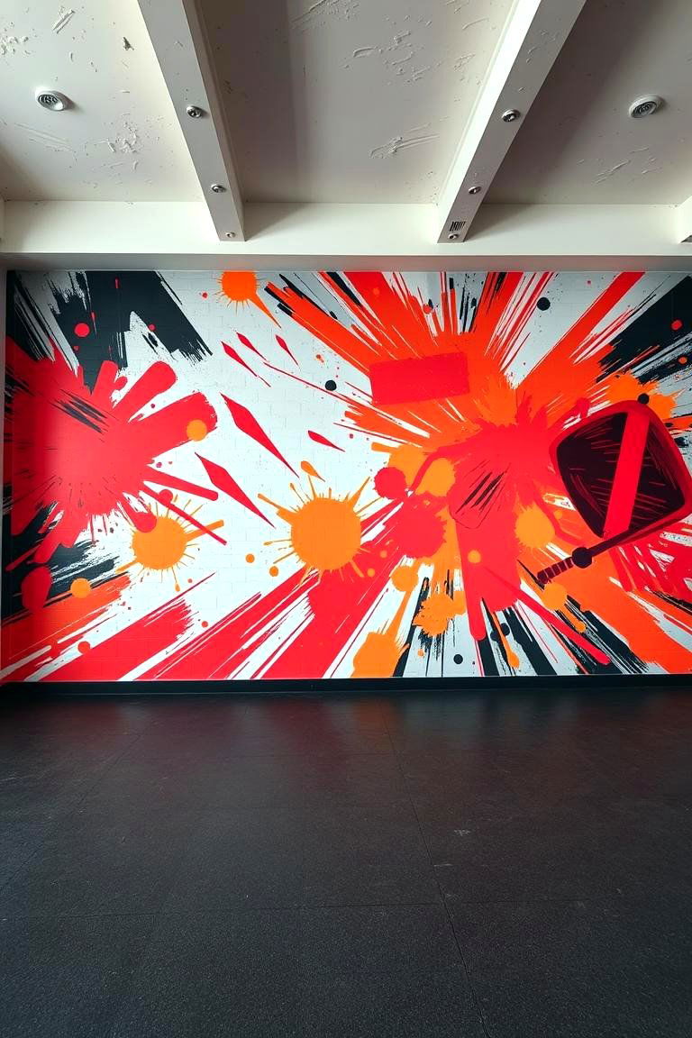 Dynamic Energy Explosion - 24 Gym Murals