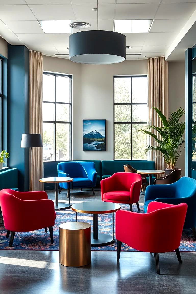 Dynamic Jewel Toned Accent Furniture - 24 Ways to Decorate With Jewel Tones