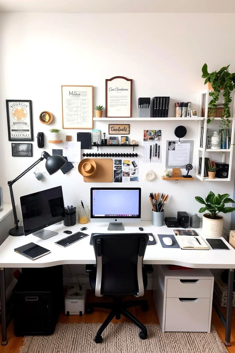 Dynamic Layout - 24 Desk Decor Ideas