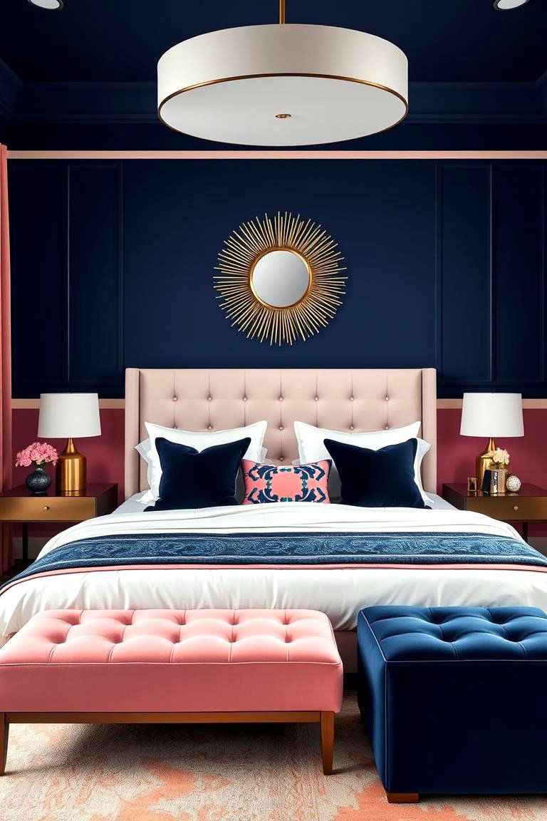 Dynamic Magnolia Contrast - 24 Magnolia Bedroom Ideas