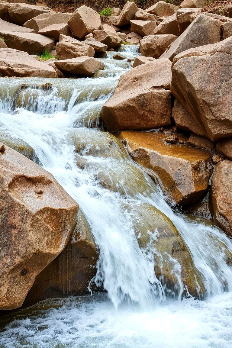 Dynamic Natural Flow Waterfall - 24 Pondless Waterfall Ideas
