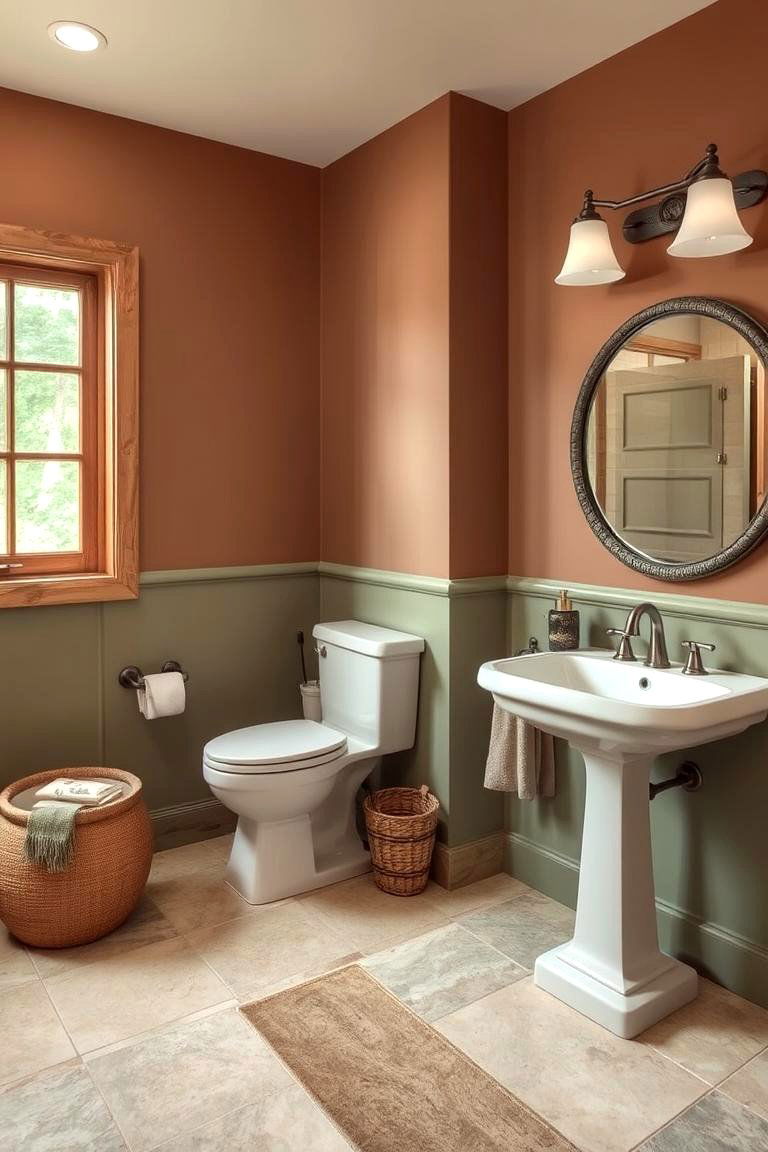 Earth Toned Color Palette - 24 Earthy Bathroom Ideas