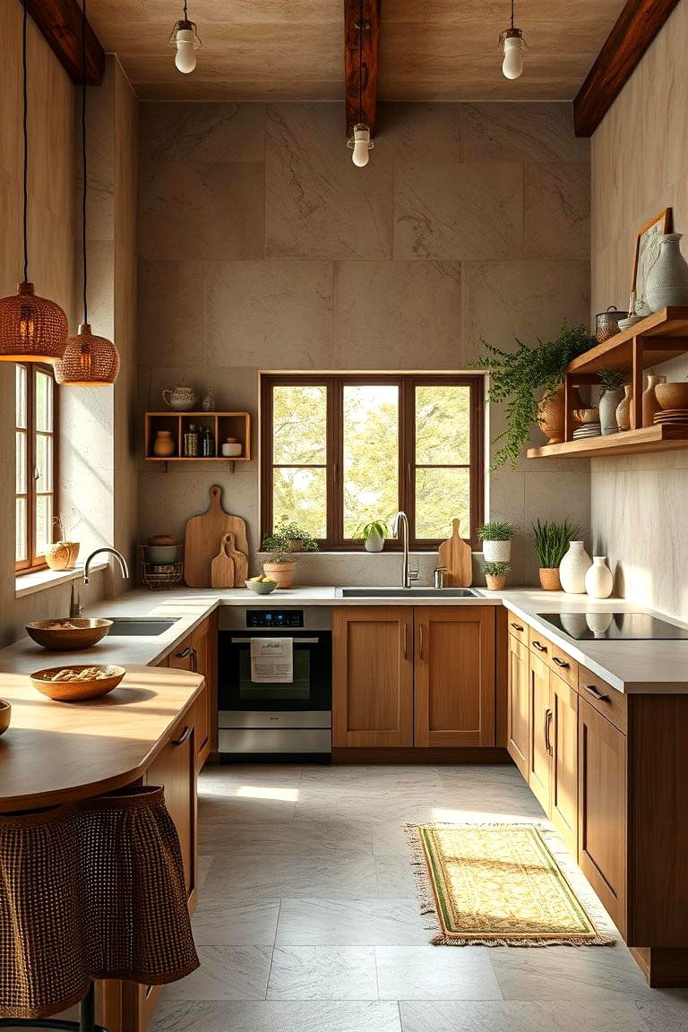 Earth Toned Palette - 24 Rustic Kitchen Ideas
